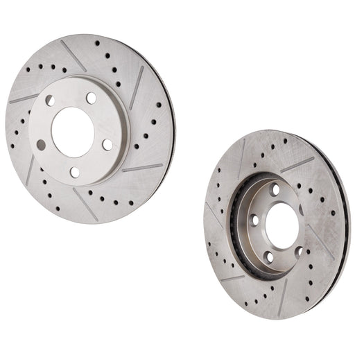 Disc Brake Rotor CarParts SET-STPF27110146DRS2