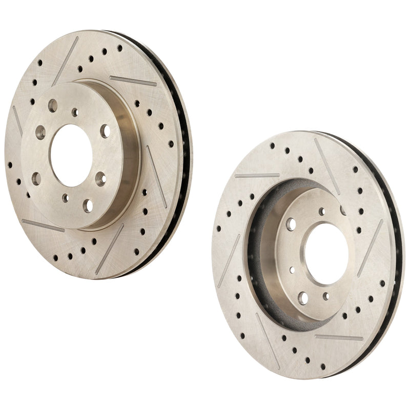 Disc Brake Rotor CarParts SET-STPH27110012DRS2