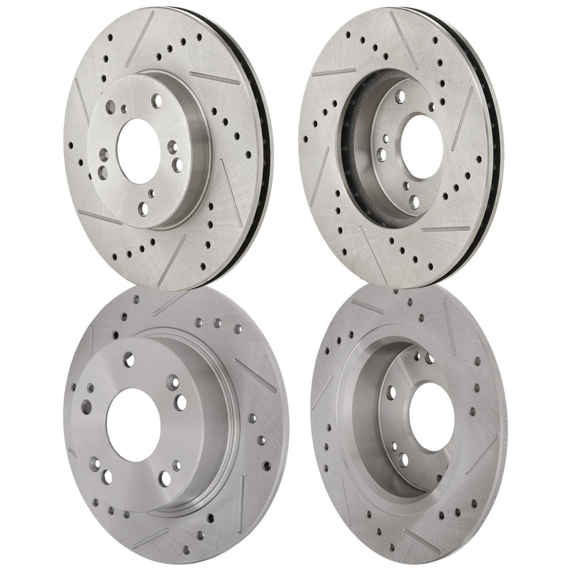 Disc Brake Rotor CarParts SET-STPH27110014DRS4