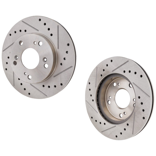Disc Brake Rotor CarParts SET-STPH27110060DRS2