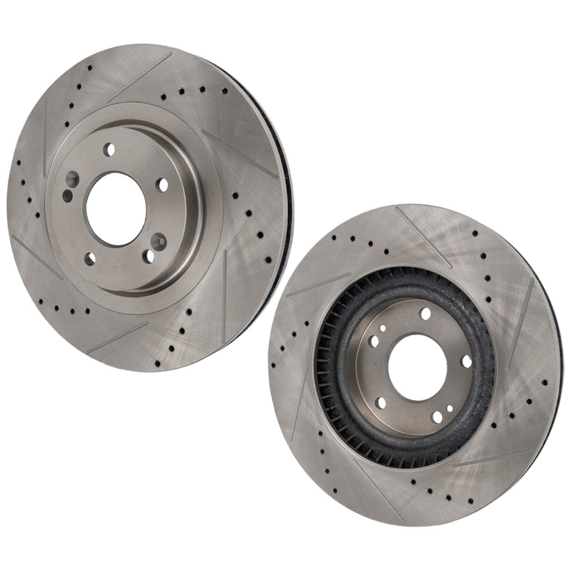 Disc Brake Rotor CarParts SET-STPH27110070DRS2