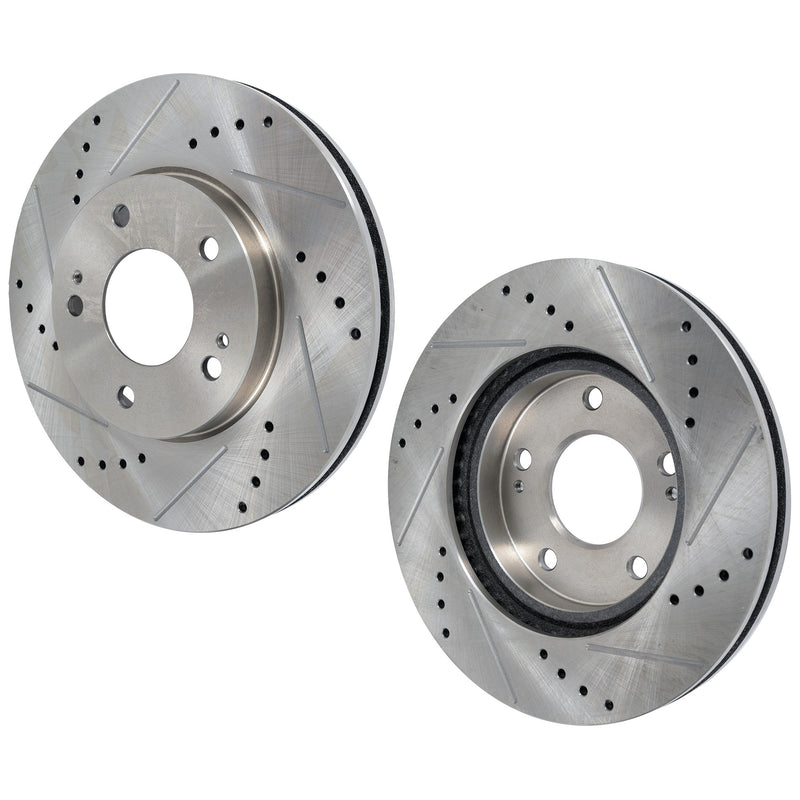 Disc Brake Rotor CarParts SET-STPM27110053DRS2