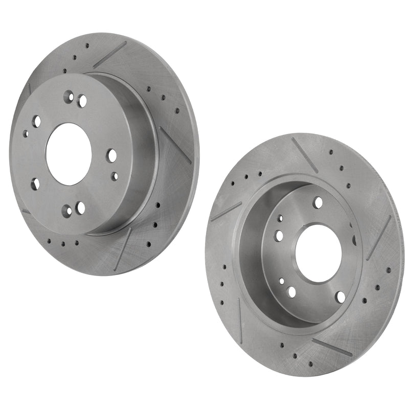 Disc Brake Rotor CarParts SET-STPM27110065DRS2