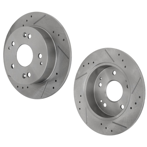 Disc Brake Rotor CarParts SET-STPM27110065DRS2