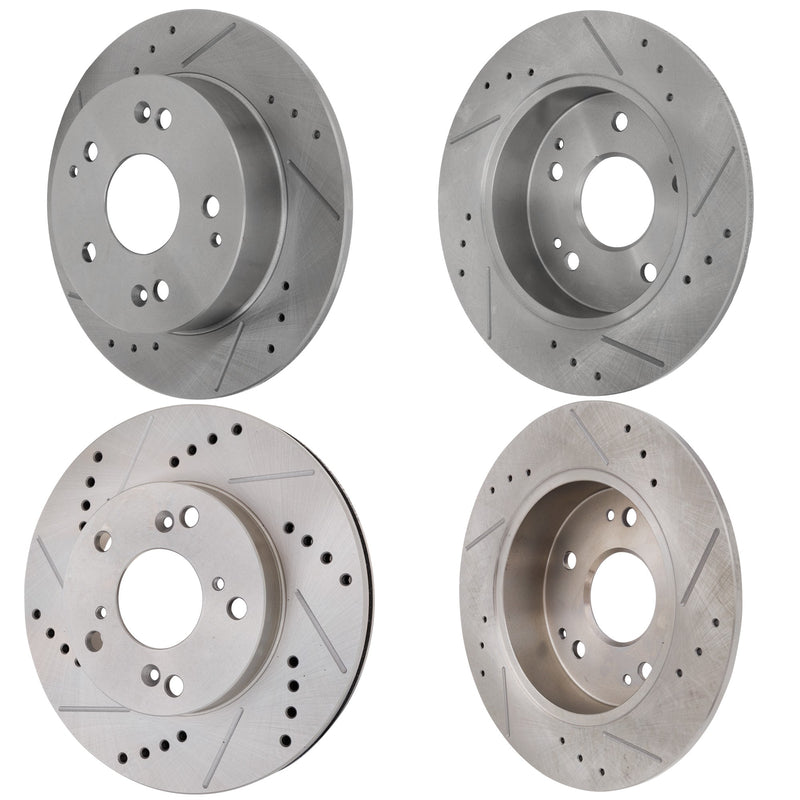 Disc Brake Rotor CarParts SET-STPM27110065DRS4