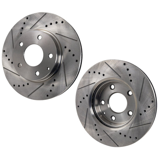 Disc Brake Rotor CarParts SET-STPM27110070DRS2