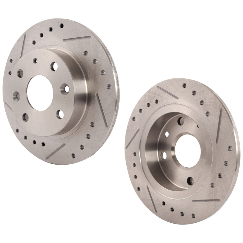 Disc Brake Rotor CarParts SET-STPM27110089DRS2