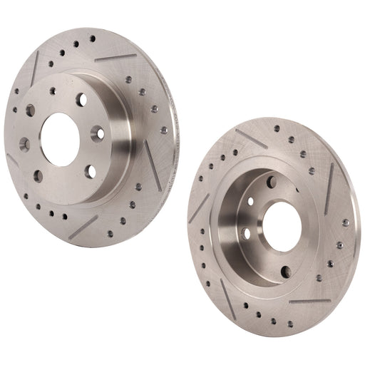 Disc Brake Rotor CarParts SET-STPM27110089DRS2
