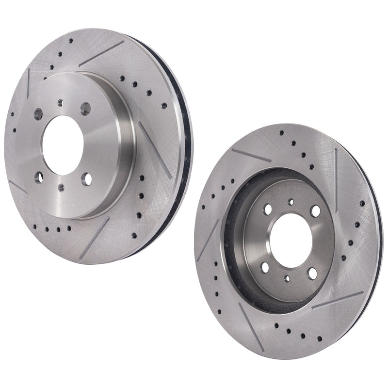 Disc Brake Rotor CarParts SET-STPM27110094DRS2
