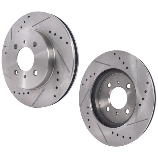 Disc Brake Rotor CarParts SET-STPM27110094DRS2