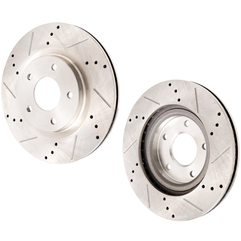 Disc Brake Rotor CarParts SET-STPM27110108DRS2