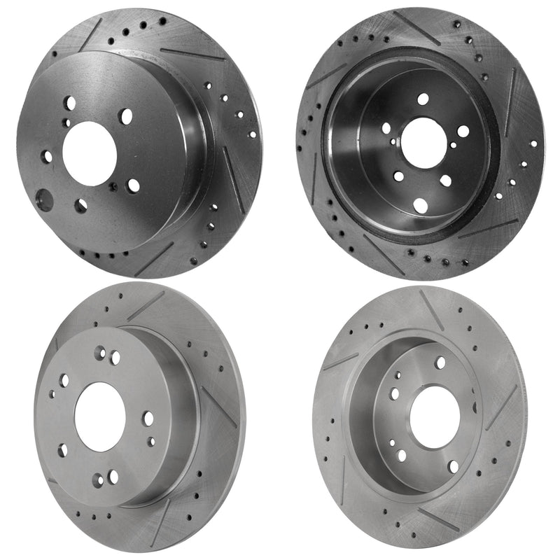 Disc Brake Rotor CarParts SET-STPS27110030DRS4