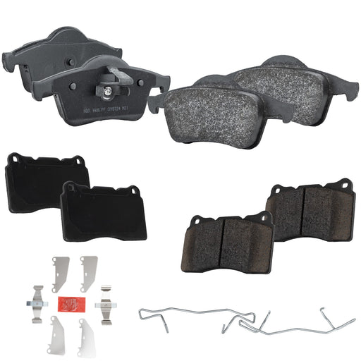 Disc Brake Pad Set CarParts SET-STPSSCP1001-4-T