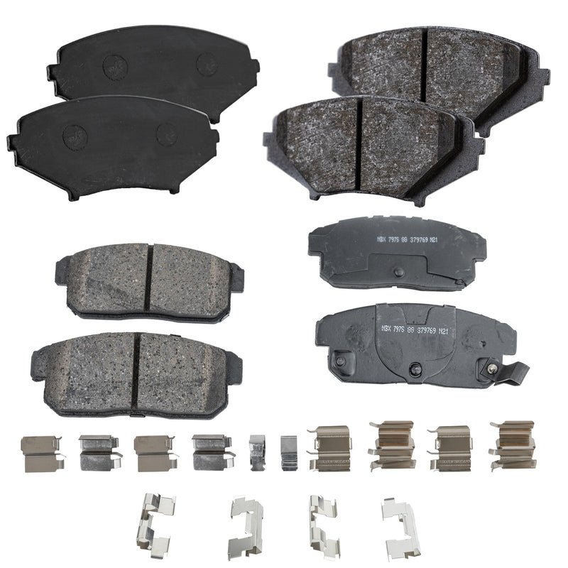 Disc Brake Pad Set CarParts SET-STPSSCP1009-4