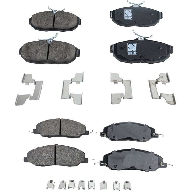 Disc Brake Pad Set CarParts SET-STPSSCP1081-4