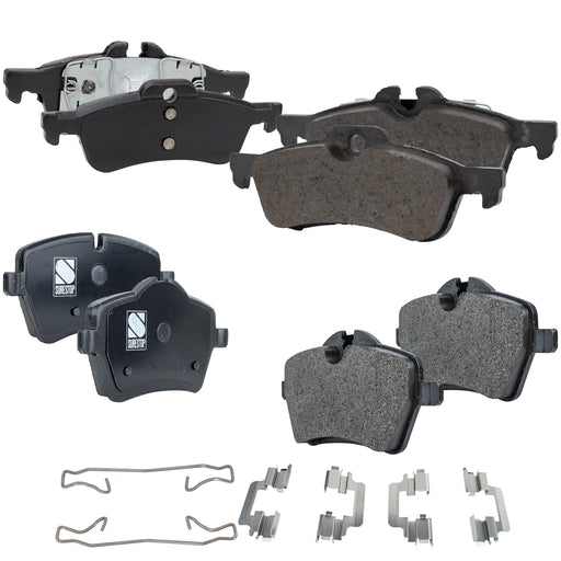 Disc Brake Pad Set CarParts SET-STPSSCP1204A-4-A
