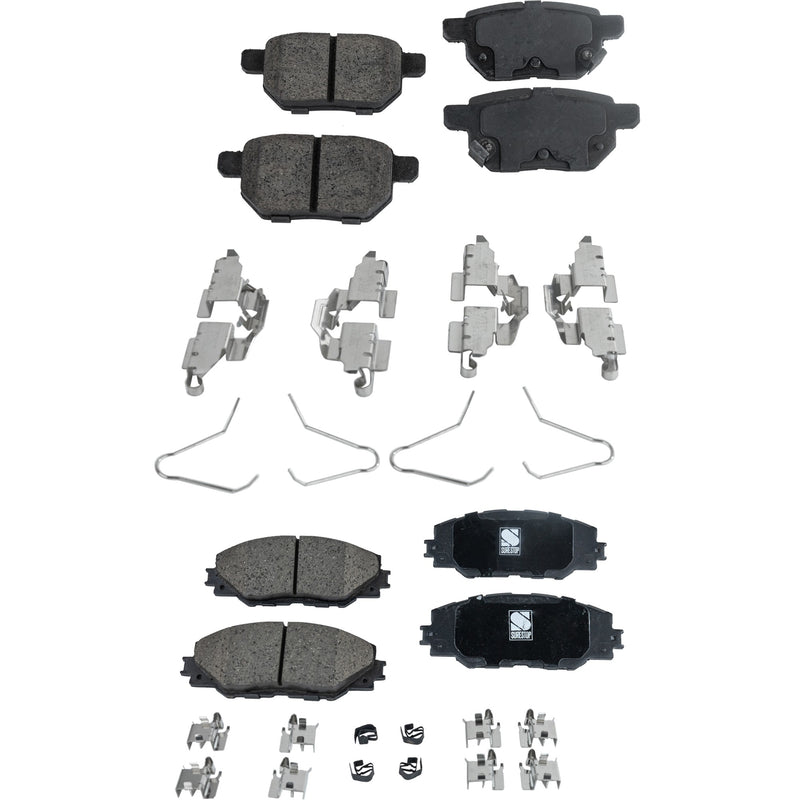 Disc Brake Pad Set CarParts SET-STPSSCP1211-4-E
