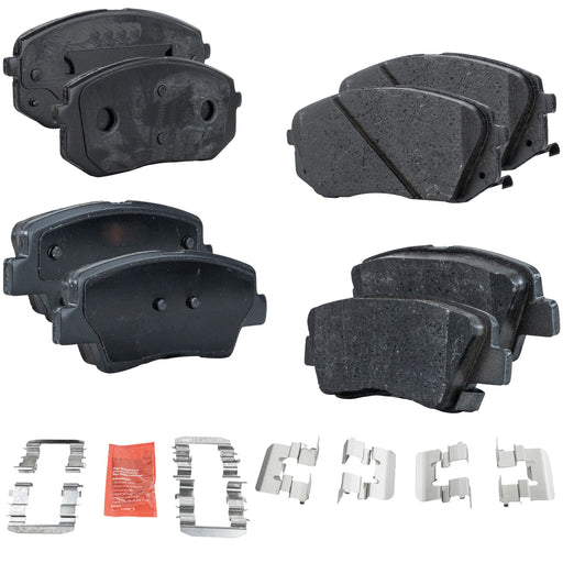 Disc Brake Pad Set CarParts SET-STPSSCP1295-4-B