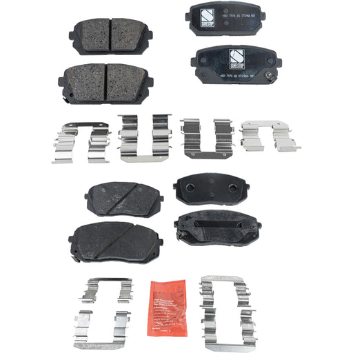 Disc Brake Pad Set CarParts SET-STPSSCP1295-4-C