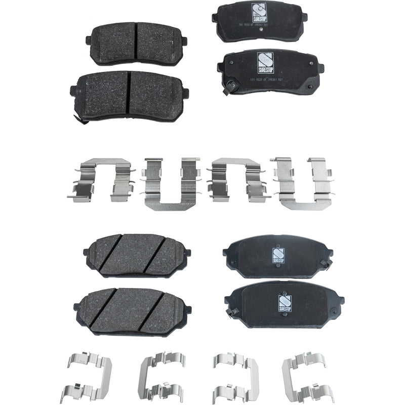 Disc Brake Pad Set CarParts SET-STPSSCP1301-4