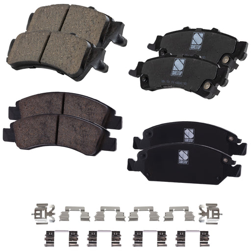 Disc Brake Pad Set CarParts SET-STPSSCP1363-4-F