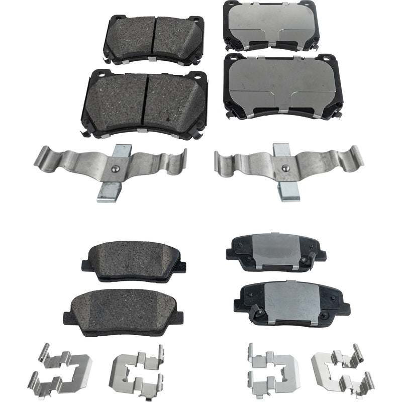 Disc Brake Pad Set CarParts SET-STPSSCP1396-4-B