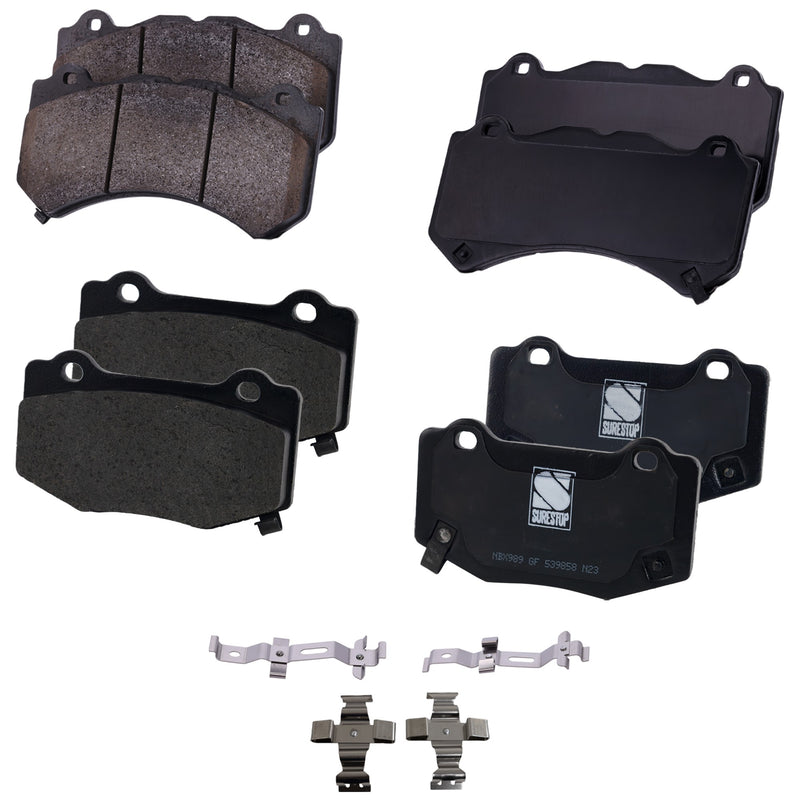 Disc Brake Pad Set CarParts SET-STPSSCP1405-4-B