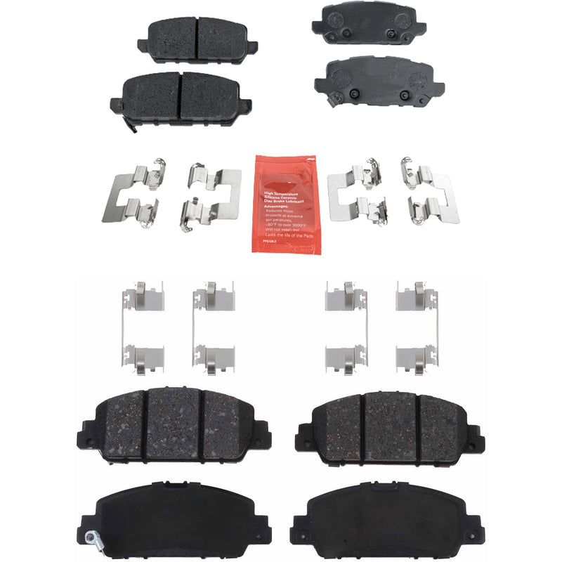 Disc Brake Pad Set CarParts SET-STPSSCP1654-4-A