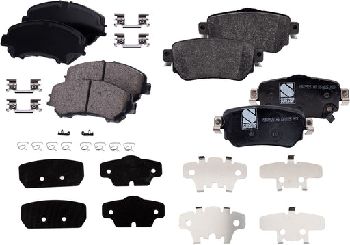 Disc Brake Pad Set CarParts SET-STPSSCP1737-4-A