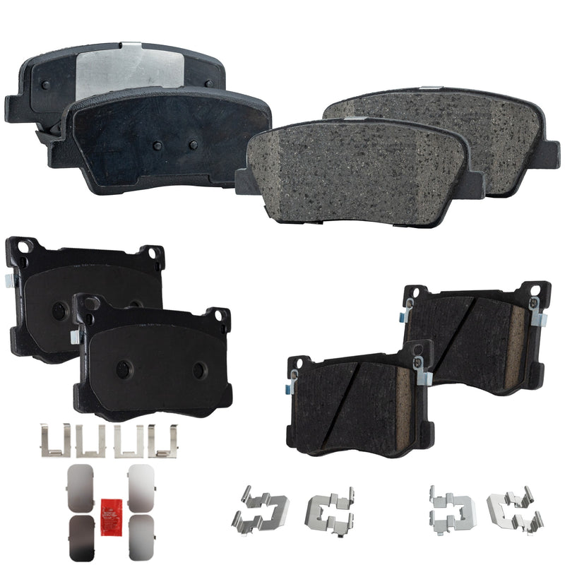 Disc Brake Pad Set CarParts SET-STPSSCP1799-4-B