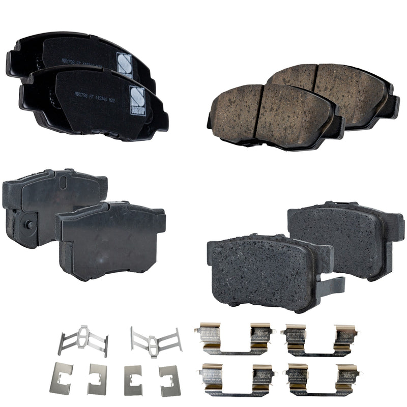 Disc Brake Pad Set CarParts SET-STPSSCP465-4