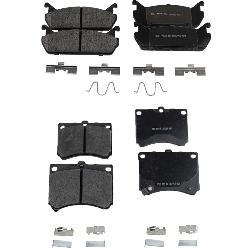 Disc Brake Pad Set CarParts SET-STPSSCP473-4-A