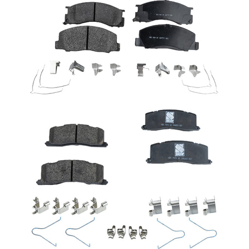 Disc Brake Pad Set CarParts SET-STPSSCP500-4