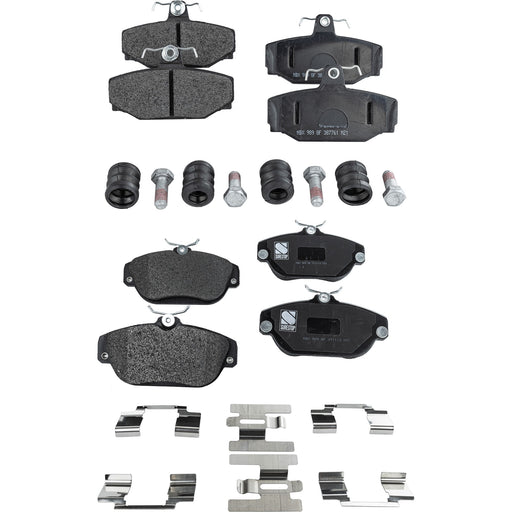 Disc Brake Pad Set CarParts SET-STPSSCP542-4-B
