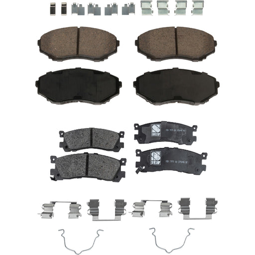 Disc Brake Pad Set CarParts SET-STPSSCP551-4-A