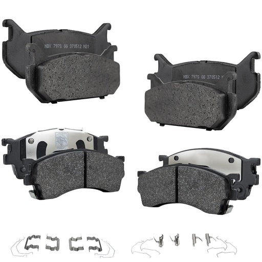Disc Brake Pad Set CarParts SET-STPSSCP637-4-A