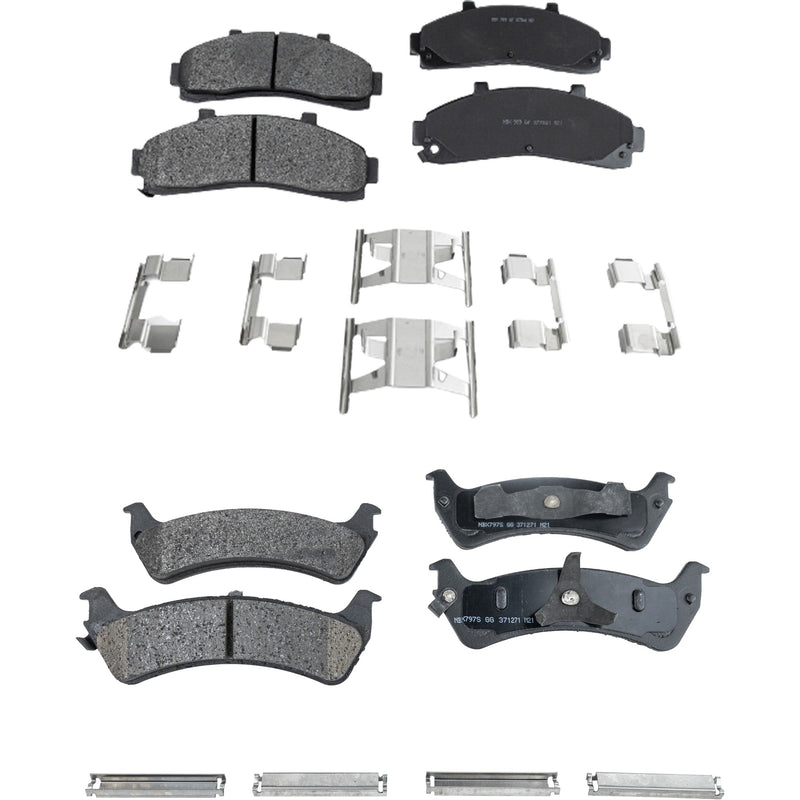 Disc Brake Pad Set CarParts SET-STPSSCP652-4