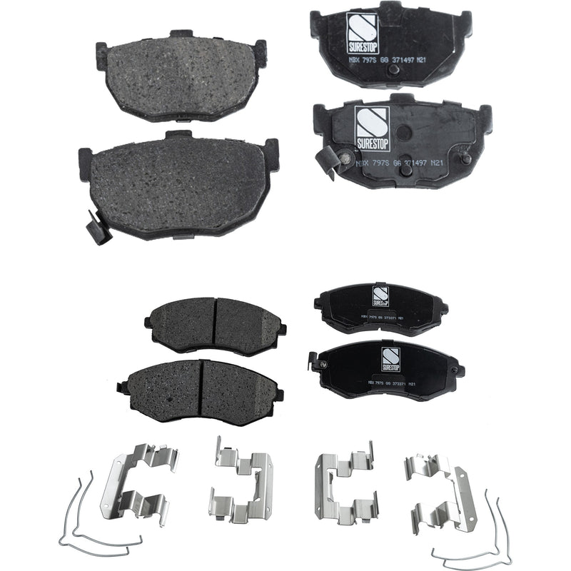 Disc Brake Pad Set CarParts SET-STPSSCP700-4-C