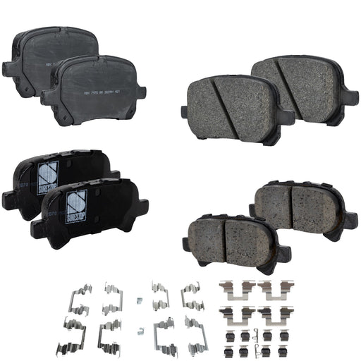 Disc Brake Pad Set CarParts SET-STPSSCP707-4