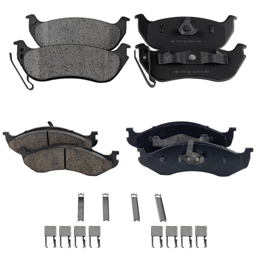 Disc Brake Pad Set CarParts SET-STPSSCP712-4