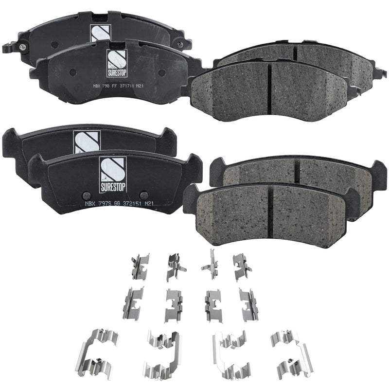 Disc Brake Pad Set CarParts SET-STPSSCP797-4-A