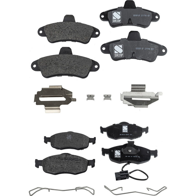 Disc Brake Pad Set CarParts SET-STPSSCP801-4