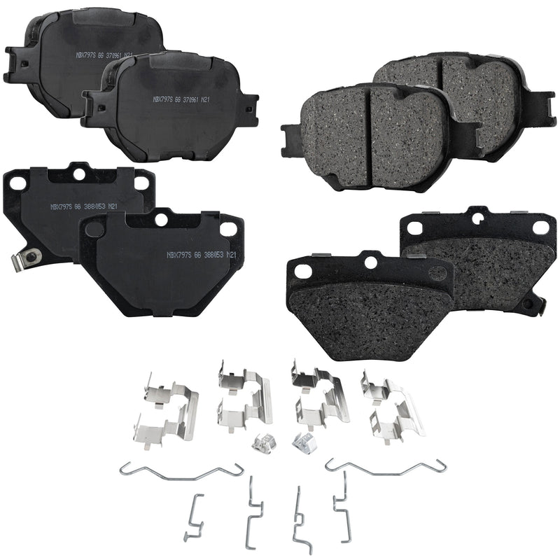 Disc Brake Pad Set CarParts SET-STPSSCP817-4-A