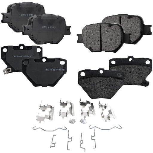 Disc Brake Pad Set CarParts SET-STPSSCP817-4-A