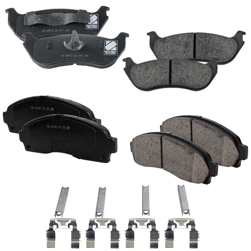 Disc Brake Pad Set CarParts SET-STPSSCP833-4-C