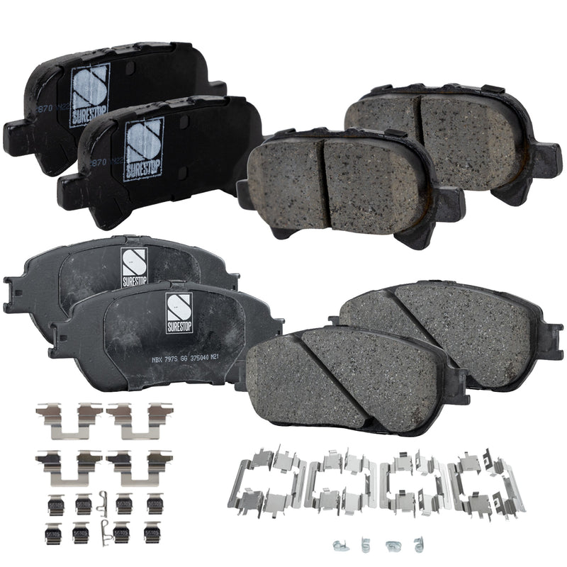 Disc Brake Pad Set CarParts SET-STPSSCP906-4-A