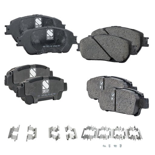 Disc Brake Pad Set CarParts SET-STPSSCP906-4-B