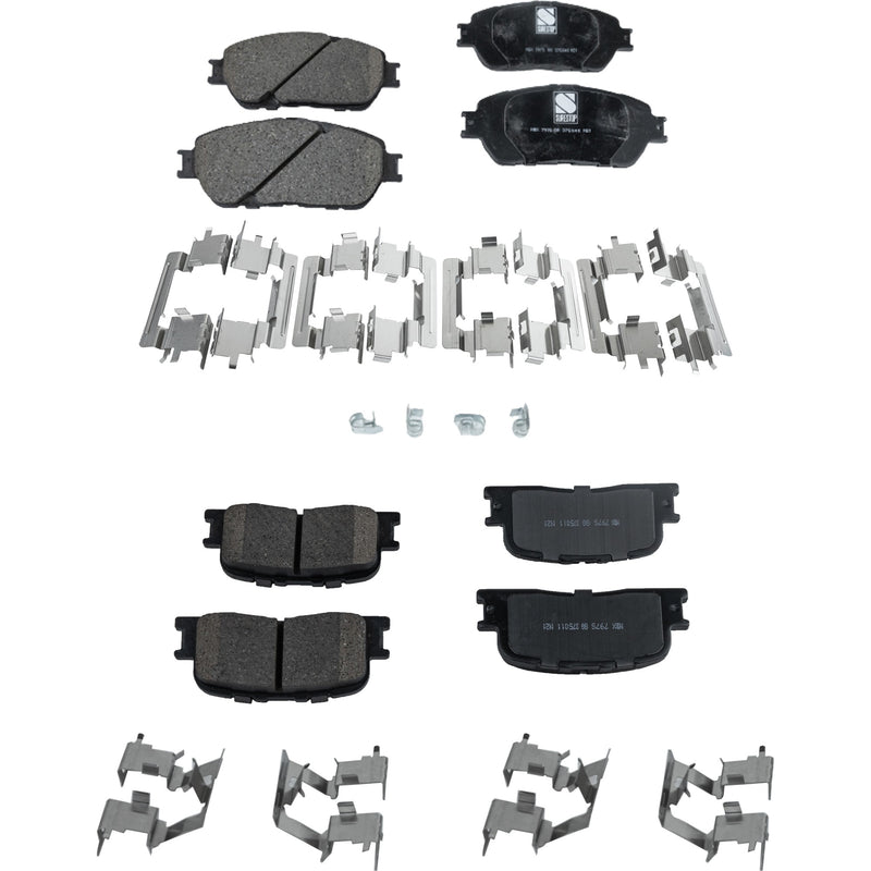Disc Brake Pad Set CarParts SET-STPSSCP906-4