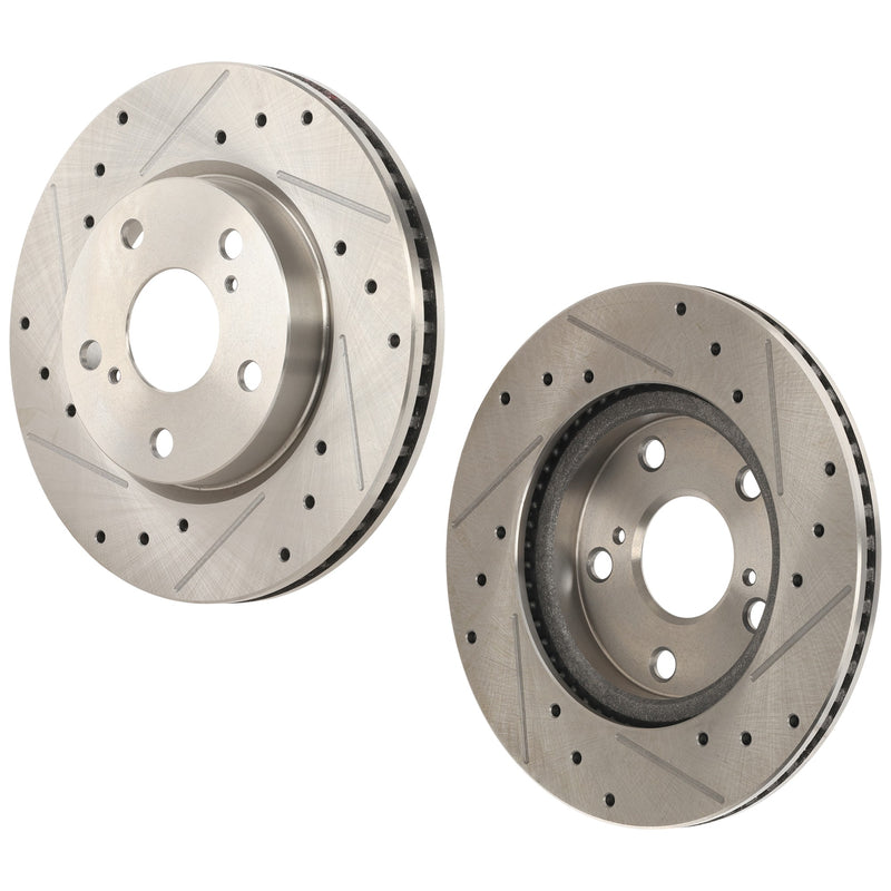 Disc Brake Rotor CarParts SET-STPT27110047DRS2
