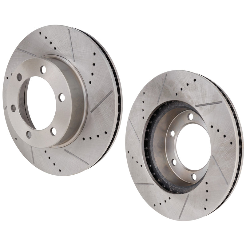 Disc Brake Rotor CarParts SET-STPT27110064DRS2